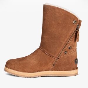 Women’s Trixie Sheepskin Boot- Chestnut - Size 7